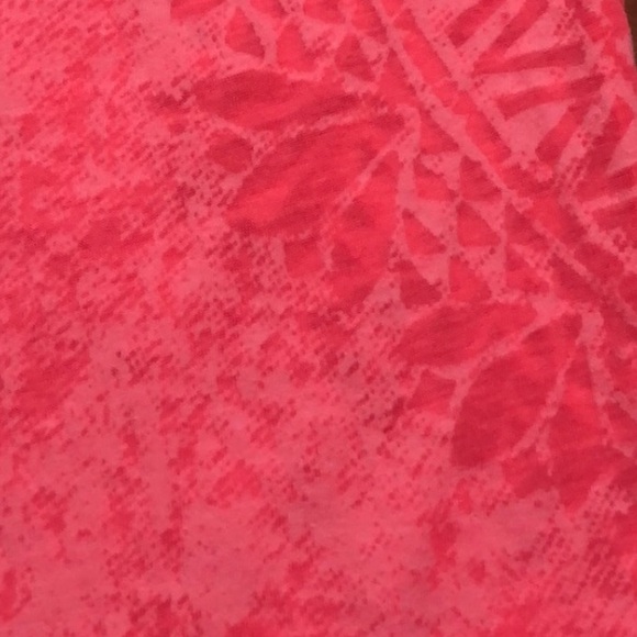 Maurices Women’s Cotton Blend  Tie Dye Texture Hot Pink Neón Short Sleeve Top M - Picture 6 of 10